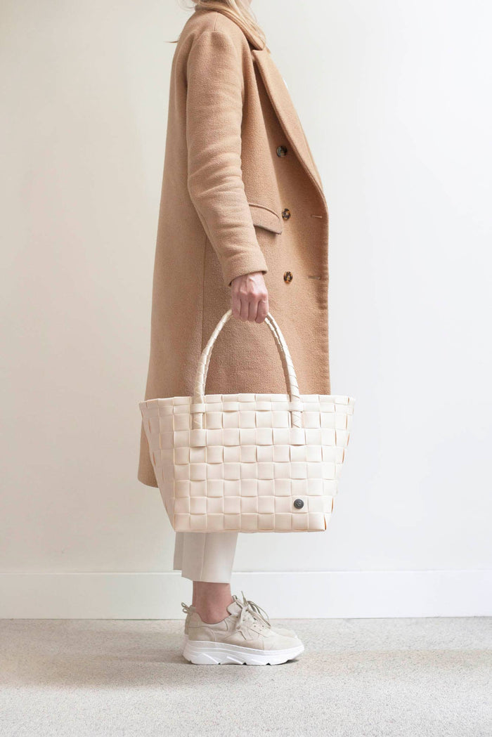Paris Recycled Handwoven Tote Bag - Sahara Sand