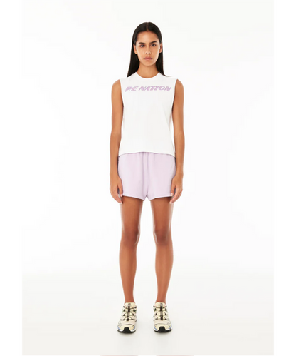 P.E Nation Double Jump Tank (Optic White)