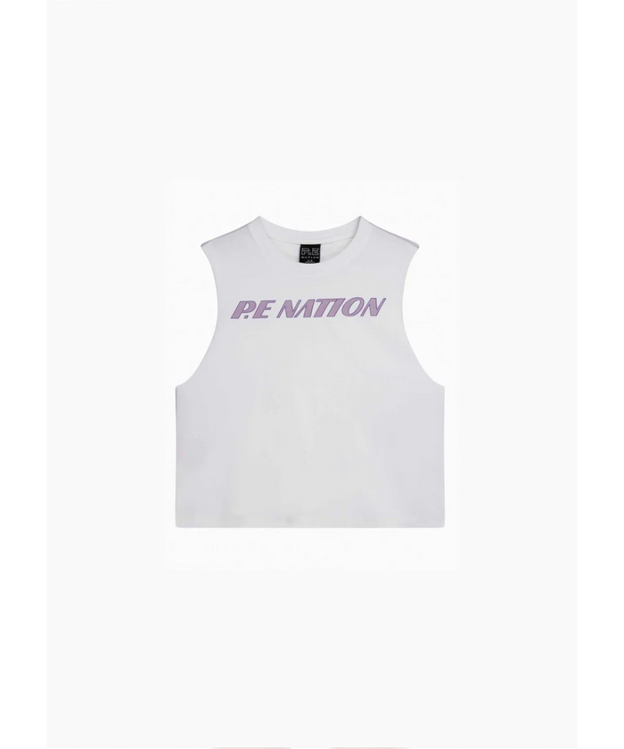 P.E Nation Double Jump Tank (Optic White)