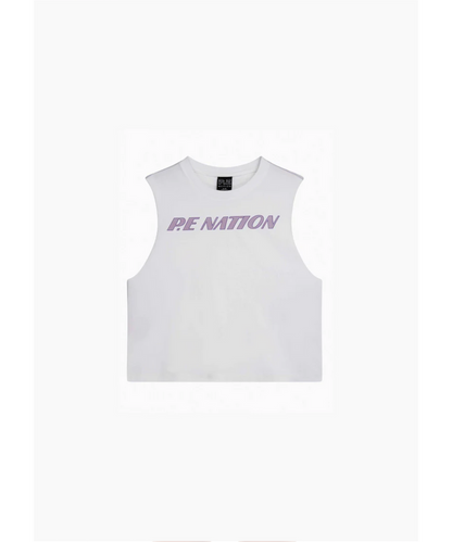 P.E Nation Double Jump Tank (Optic White)