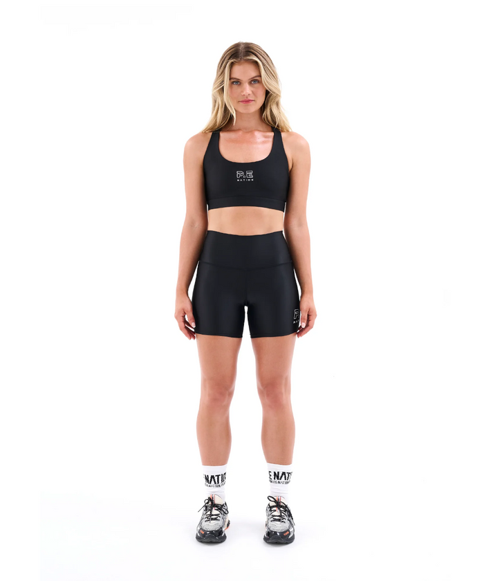 P.E Nation Long Range Bike Short (Black)