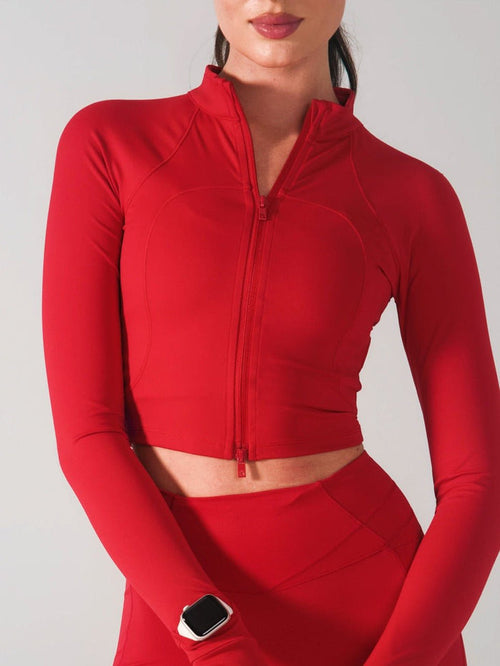 Phantom Waist Jacket - Lipstick Red