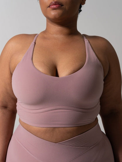 Poshknit Sports Bra - Rose Water