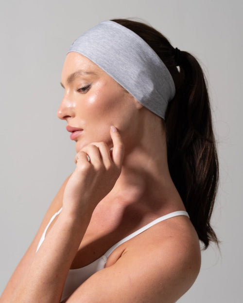 Poshknit Wide Headband - Platinum