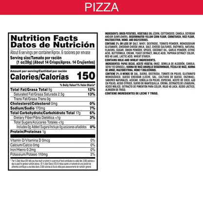 Pringles Pizza Flavored Potato Crisps - 5.5 oz - 14 Pack