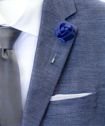 Proper Not Pauper Flower Lapel Pin