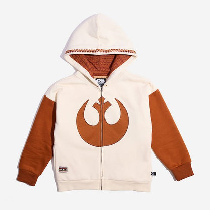 Rebels Of Alderaan Youth Zip-Up Hoodie - Heroes & Villains-Star Wars-Hoodie