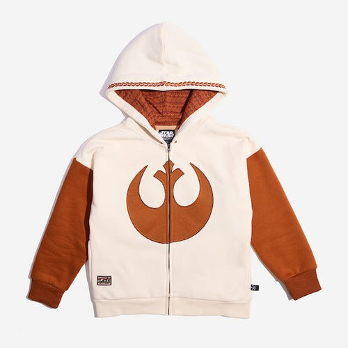 Rebels Of Alderaan Youth Zip-Up Hoodie - Heroes & Villains-Star Wars-Hoodie