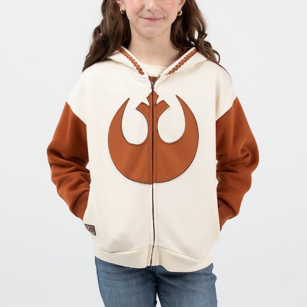 Rebels Of Alderaan Youth Zip-Up Hoodie - Heroes & Villains-Star Wars-Hoodie