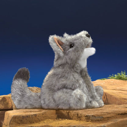 "Sale" Folkmanis - Wild Coyote Hand Puppet Plushie 3173