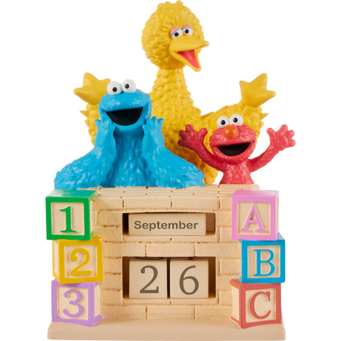"Sale" Precious Moments x Sesame Street - Share A Smile Today Perpetual Calendar 237401