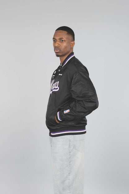 Script Satin Jacket