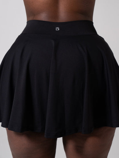 Served Skort - Onyx Black
