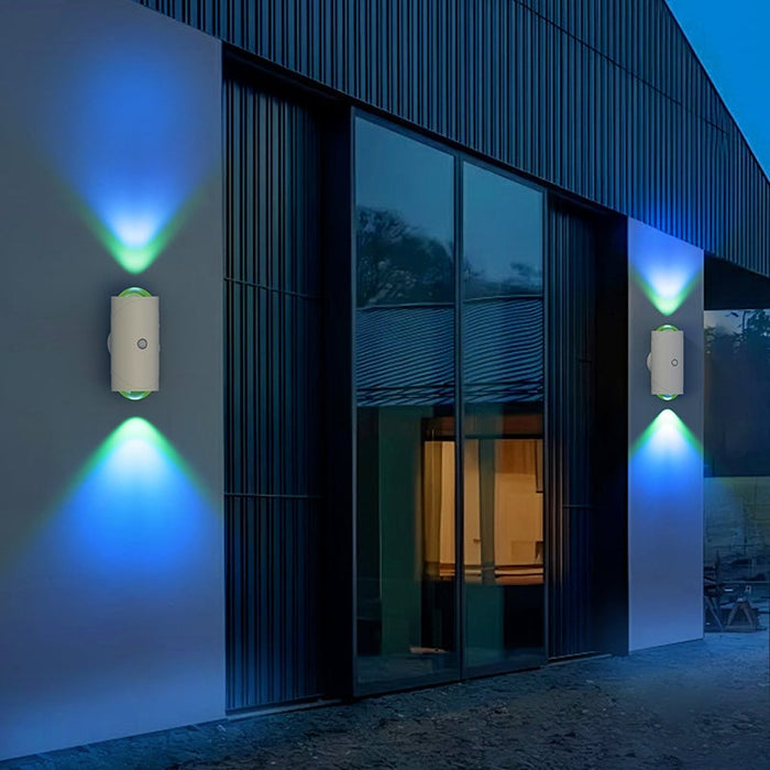 Smart Motion Sensor Wall Lamp with Colorful Gradient