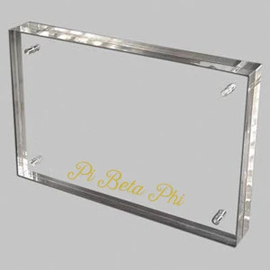 Sorority Acrylic Frames with Gold Lettering, Assorted
