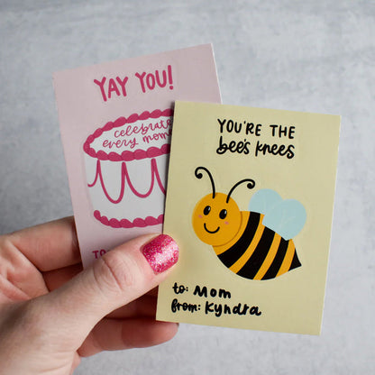 Sticker Gram Greeting Card（1 set/10 pcs）