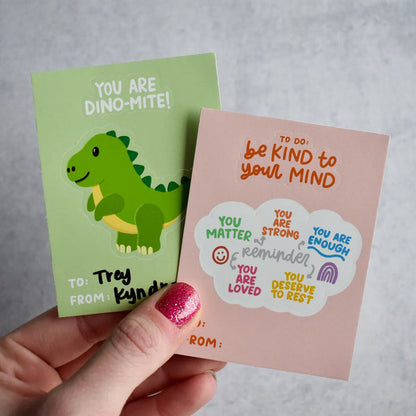 Sticker Gram Greeting Card（1 set/10 pcs）