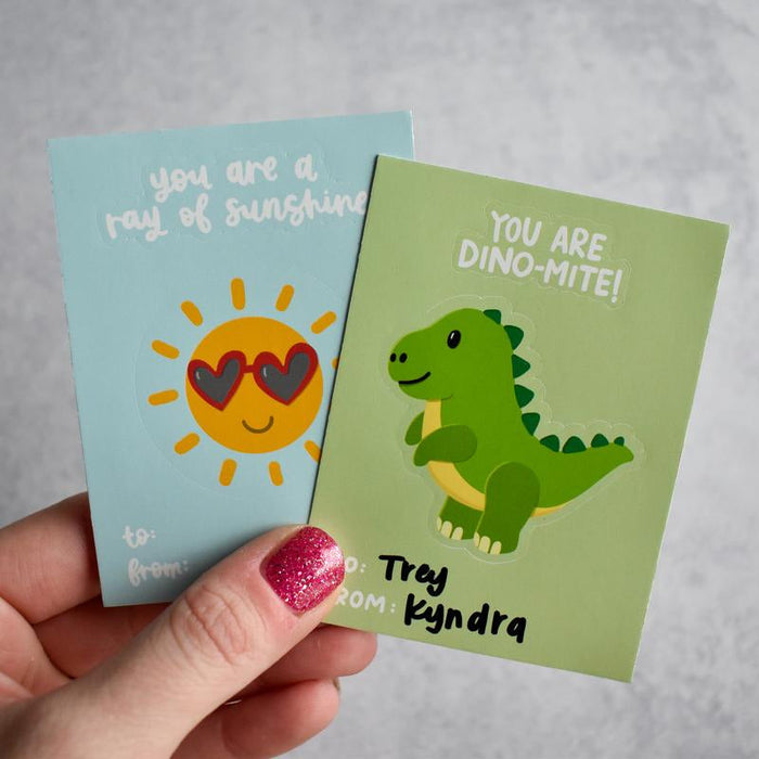 Sticker Gram Greeting Card（1 set/10 pcs）