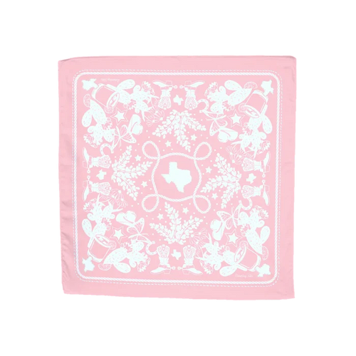 Texas Sun Embroidered Bandana, Assorted