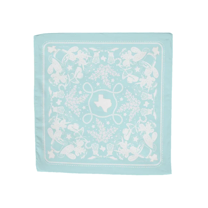 Texas Sun Embroidered Bandana, Assorted