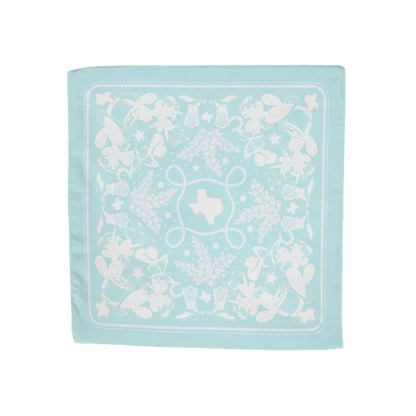Texas Sun Embroidered Bandana, Assorted