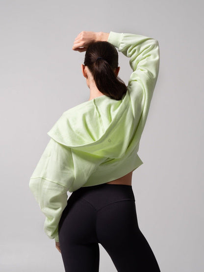 Threads Waist Zip Hoodie - Light Margarita