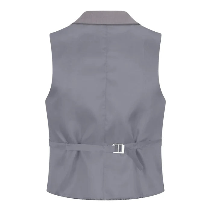 TPW-15 - Women's 3 Piece Plain Grey Suit