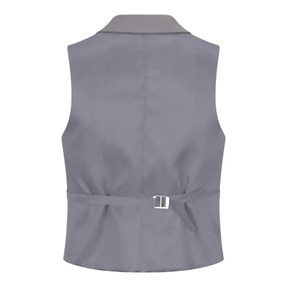 TPW-15 - Women's 3 Piece Plain Grey Suit