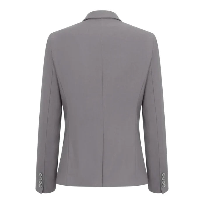 TPW-15 - Women's 3 Piece Plain Grey Suit