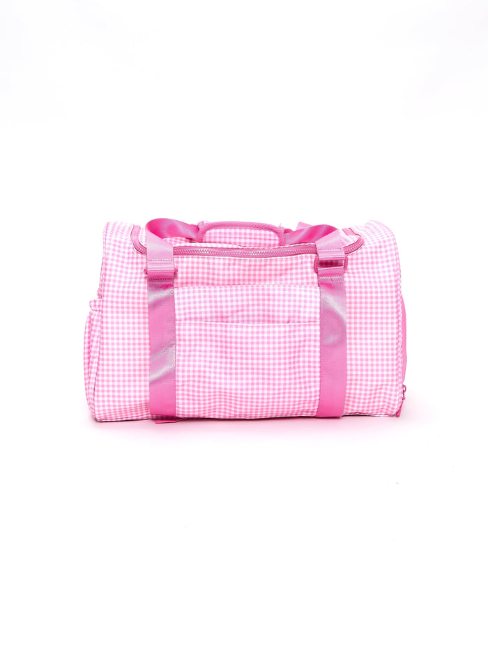 Ultimate Pocket Duffel - Pink Gingham