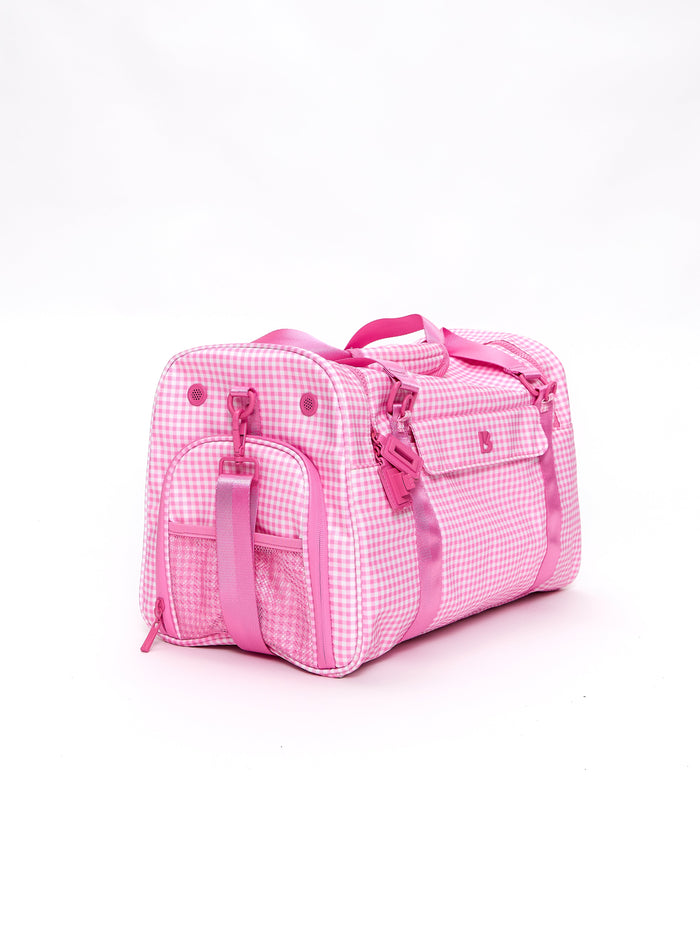 Ultimate Pocket Duffel - Pink Gingham