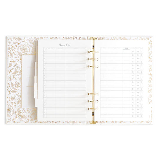 Wedding Planner Additional Pages - Guest List Section - Giftware - Honey Fawn Boutique