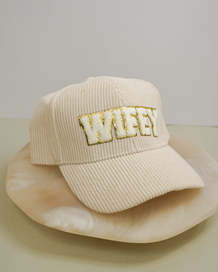 WIFEY Corduroy Cap - Giftware - Honey Fawn Boutique