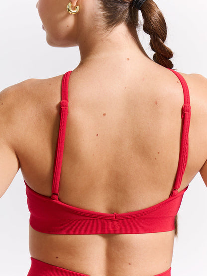 Wonder Seamless Sports Bra - Lipstick Red