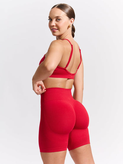 Wonder Seamless Sports Bra - Lipstick Red