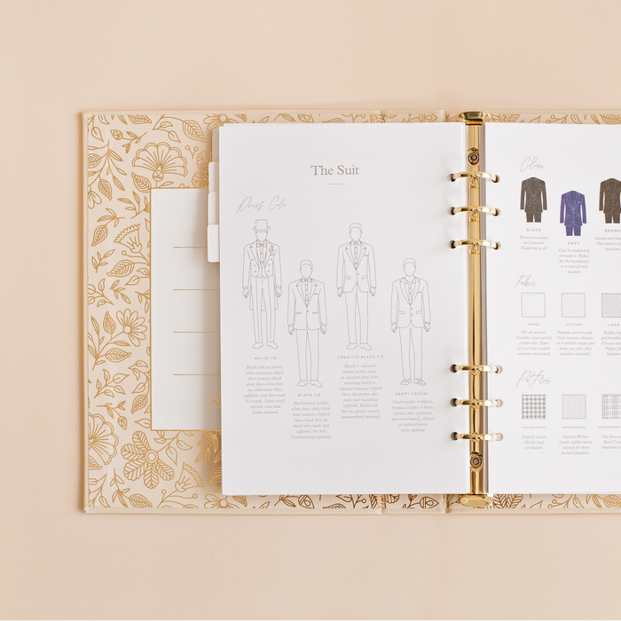 You + Me Wedding Planner Hard Cover Champagne - Giftware - Fox and Fallow