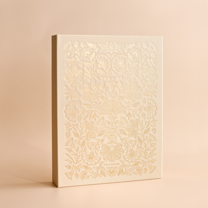 You + Me Wedding Planner Hard Cover Champagne - Giftware - Fox and Fallow