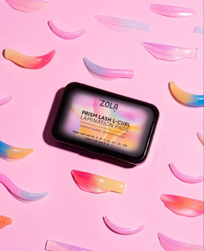 ZOLA L-Curl Lash Lift Silicone Pads – Prism Set of 11 for Upper & Lower Lashes Lash Lift Pads ZOLA