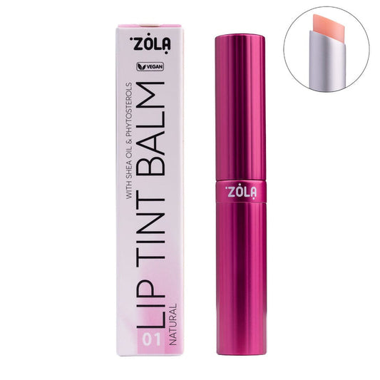 ZOLA Lip Tint Balm 01 Natural Lipstick ZOLA