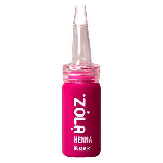 ZOLA Professional Henna for Eyebrows (Corrector) 08 BLACK, 10 g Eyebrow tint ZOLA