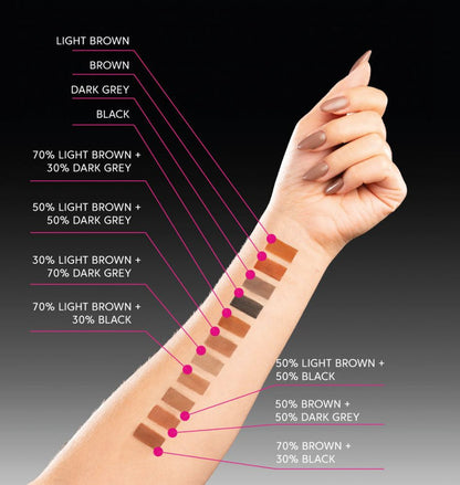 ZOLA Tattoo Tint Dark Grey, 15 ml Eyebrow tint ZOLA